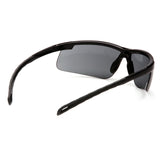Pyramex Ever-lite Anti-fog Safety Glasses by Pyramex Safety are shown from a rear angle, highlighting curved arms and sleek, sporty design. They offer UV and impact protection—perfect for safe, comfortable outdoor use.