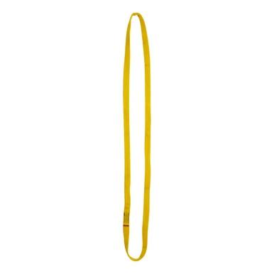 The Skylotec Loop 35 KN ANSI L-0010-GE is a yellow climbing sling by Skylotec, featuring a looped design and a strong load capacity of 35kN. Displayed against a plain white background, it is an excellent mobile anchor point for your climbing activities.