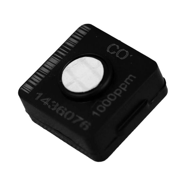 The WatchGas Replacement CO Sensor SST-M-RPL is a black module labeled "CO," "1000ppm," and "1436076," featuring a central circular metallic gas detector.