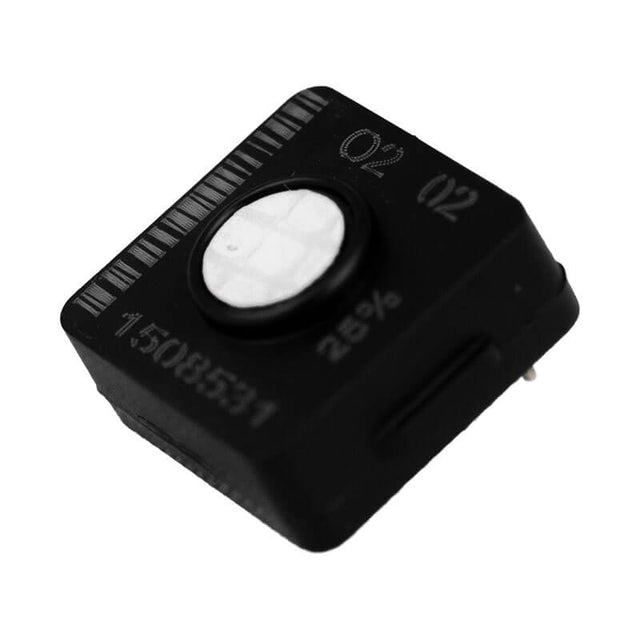 A black WatchGas Replacement O2 Sensor SST-O-RPL, featuring a "O₂ 25%" label and central white area with visible numbers, photographed on a white background—perfect for use in WatchGas O2 gas detectors.