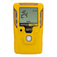 A yellow WatchGas SST1E 2 Year H2S Gas Detector (MINI) SST1E-H-24, branded with “WatchGas” and “H2S,” displays “24” on its screen. The handheld device features an electrochemical sensor and a button below the display, making it suitable for detecting hydrogen sulfide gas. Regular maintenance of this WatchGas gas detector is recommended to ensure accurate operation.