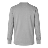 The ForgeFR Forge FR Henley MFRHNLY-004 is a long-sleeved, light gray shirt with a crew neck and ribbed cuffs—designed as NFPA 2112 flame resistant clothing for jobsite safety.