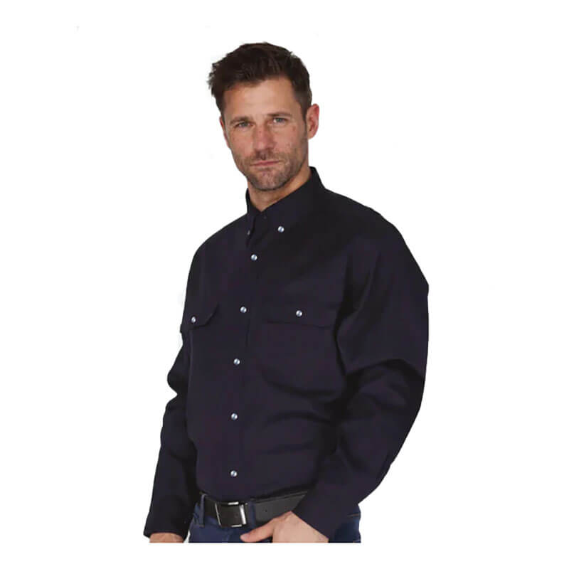 Forge FR Snap Front Grey Work Shirt - 3XL Forge FR Snap Front Grey Work Shirt - 3XL