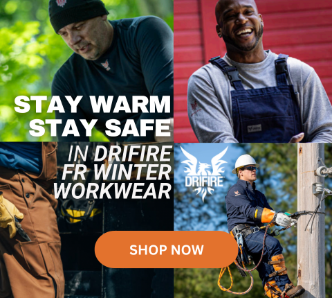 Stay warm, stay safe in DRIFIRE FR winter workwear.