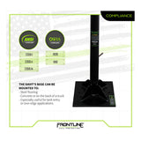 The Frontline Patriot CS Davit with 3-Way Retrieval System by Frontline Fall Protection mounts on a square plate and meets ANSI/OSHA standards. It supports fall arrest and rescue on steel, concrete, or trucks with various installation options.