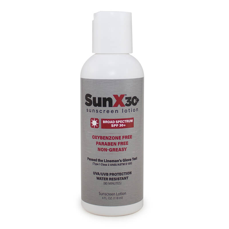 Coretex SunX SPF30 Sunscreen 4 oz. Bottle 71666 (12/case) | PK Safety