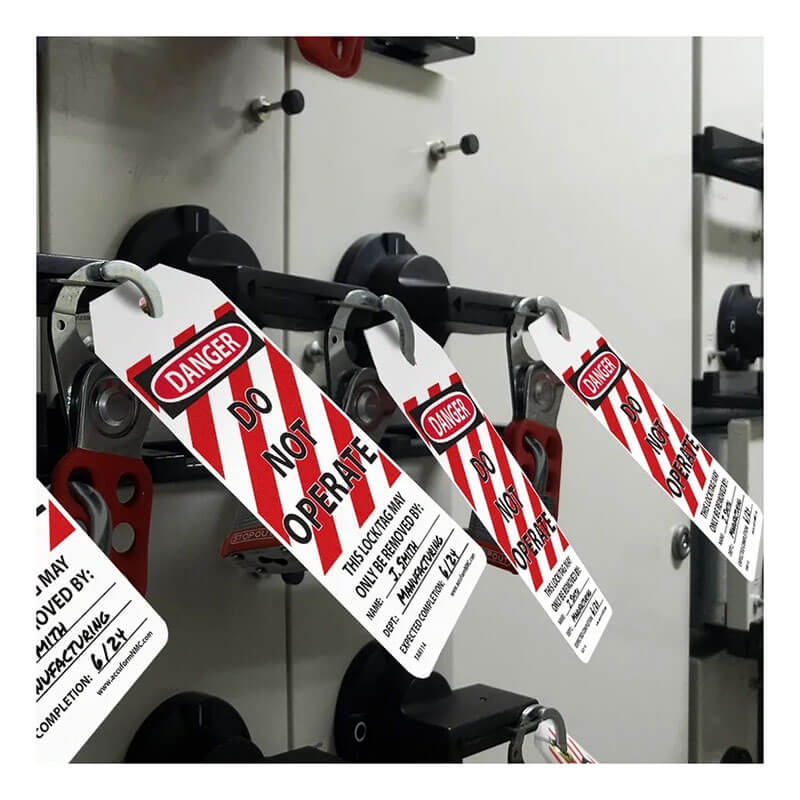 Osha Chain Tag Accuform OSHA Danger Tags By-The-Roll: Do Not Operate – PK Safety