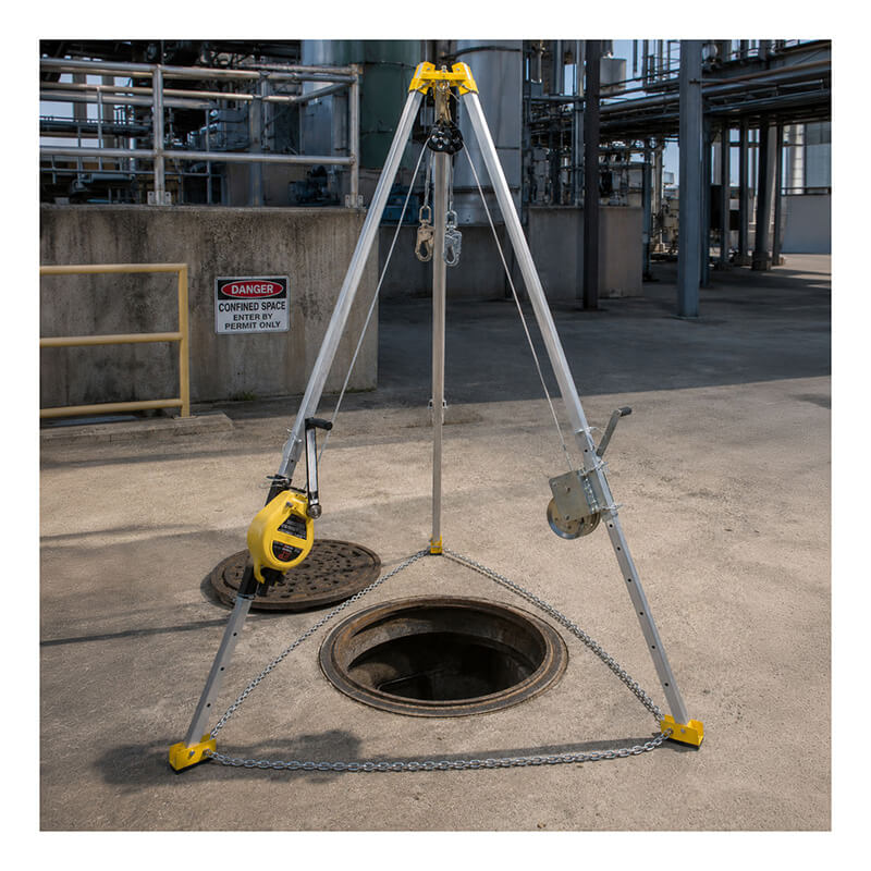French Creek Tripod & 3-Way Rescue Unit with Winch – PK Safety