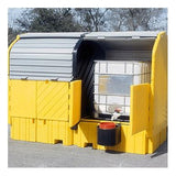 UltraTech Twin IBC Hard Top Spill Pallet 114-