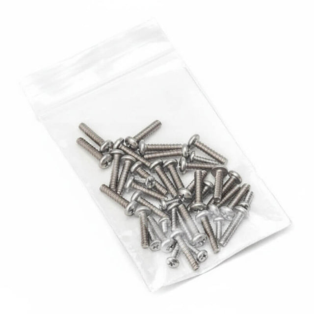A transparent plastic bag containing the BW Replacement GasAlert Max XT Screw Kit, which includes multiple small silver screws, from PK Safety Supply.