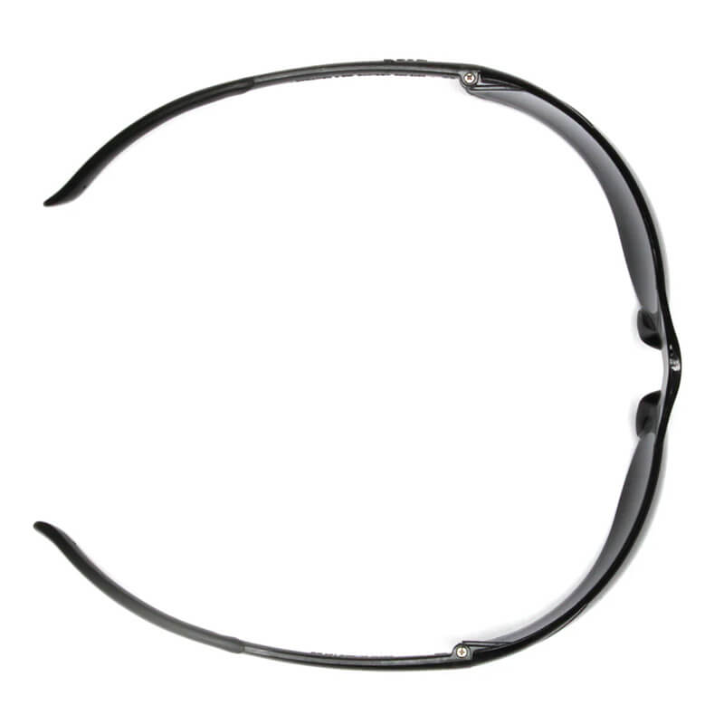 The Pyramex Ztek Reader Safety Glasses S25_0R by Pyramex Safety feature dark, scratch-resistant lenses and a sleek curved frame with open arms for reliable UV protection. Comes in a box of 6.