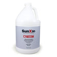 A large, cost-effective gallon jug, called "Coretex SUNX SPF30+ Sunscreen Gallon Size 71771 (No Pump)," provides SPF 30+ broad-spectrum UVA/UVB protection. This water and sweat-resistant sunscreen lotion is packaged in a white container with a gray label that displays black and red text.