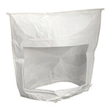 A large white cloth hopper bag with a square opening and circular bottom outlet, commonly used for handling dry bulk materials, is as crucial in industrial environments as the 3M FT-10 Saccharin Respirator Fit Test Kit by 3M during respirator fit testing.