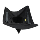 The UltraTech High Capacity Model Drain Guard 9393 by UltraTech International features a central hole and two attached straps, crafted from durable geotextile material for easy placement around the base of a tree.