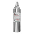 The PK Safety RKI Equivalent CH4 Calibration Gas Mix 60 Liter canister is a cylindrical metal container featuring the PK Safety label and a QR code. It contains 60 liters of calibration gas, making it an ideal choice for calibration purposes, aligning with top safety equipment standards.