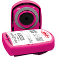 From PIP - Protective Industrial Products, the PIP JSP P100 Particulate Filter 272-RPRF4004 features a sleek rectangular design in pink. Designed specifically for use with P100 particulate filters, one section is open to display the internal mechanism. The label provides product details, including a QR code and instructions, making it ideal for customizing your respirators. Each box contains 10 pairs.