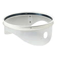 The 3M FT-15 Fit Test Replacement Collar, by 3M, is a white protective face shield featuring a clear visor and circular design. It includes an adjustable band and ventilation holes on the sides for comfort while complying with OSHA guidelines.