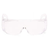 Pyramex Solo Clear Lens Visitors Safety Glasses by Pyramex Safety feature a wraparound design for essential eye protection. With transparent lenses and adjustable temples for a secure fit, these safety glasses provide UV protection, ensuring comprehensive coverage. Available in packs of 12 per box.