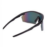 These Pyramex PMXSPEC Spectrum Mirror Safety Glasses from Pyramex Safety provide exceptional protection with their reflective, multi-colored lenses. Their sleek, aerodynamic design and partially rimless frame combine style and functionality for every adventure.