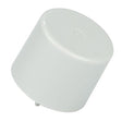 The BW Honeywell BW Replacement Sensor Dummy 3 Pin O2 or SR-DUMM1 is a smooth, white cylindrical plastic object that resembles an oxygen sensor, featuring a small pin-like protrusion at the bottom. It is set against a plain white background.