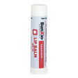 A tube of Coretex SunX SPF30 Sunscreen Lip Balm stands upright, featuring the refreshing spearmint flavor. Offering UVA/UVB protection, the label is predominantly white with red and blue text displaying its brand name and SPF rating, making it ideal for protecting chapped lips against harsh elements.