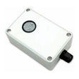 The RKI M-Series Low Cost H2S Sensor/Transmitter 65-2424RK by RKI Instruments is a white rectangular device designed for hydrogen sulfide detection, featuring a circular component on top and a black connector on one side. It includes four screws at each corner to provide an affordable solution for H2S monitoring.