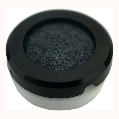 A circular scrubber filter disk with a textured surface designed for HCN sensors, featured in black and white. The filter is housed in a durable, two-toned container from RKI Instruments, ensuring premium quality and performance.