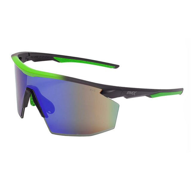 green 100 goggles Pyramex PMXSPEC Green Mirror Safety Glasses SBL11257ST – PK Safety