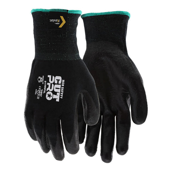 MCR Memphis Black Kevlar Cut Protection Gloves | PK Safety
