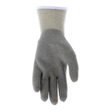 The MCR Safety Memphis Flex-Therm Glove 9690 (12 pairs) features textured rubber-coated palms and fingers with a light knitted cuff—ideal from MCR Safety for material handling glove needs.