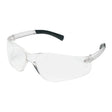 The MCR Safety BearKat BK1 MAX6 Anti-Fog Lens BK110PF safety glasses offer transparent lenses with a durable anti-fog MAX6 coating and black-tipped clear arms, ensuring superior eye protection. Available in boxes of 12.