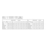 Size chart for the ForgeFR Forge FR Crew Neck Tee MFRCNT-009: XS–5XL, listing bust, bottom, length, neck drop, and sleeve length (cm) for this flame resistant workwear style.