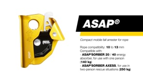 Petzl ASAP Compact Mobile Fall Arrester for Rope B070AB00