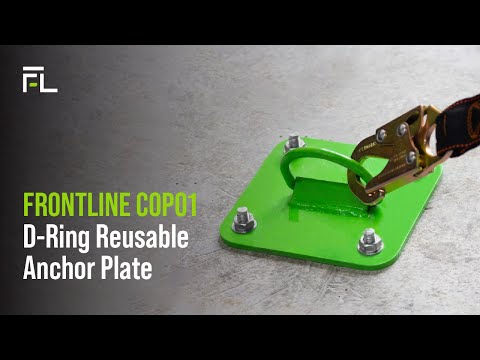 Frontline Concrete & Steel D-Ring Reusable Anchor Plate COP01