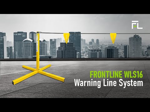Frontline Warning Line System 1' Steel Cable with Coating – PK Safety