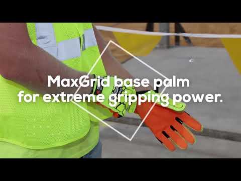 MCR Predator Impact 1 MAXGrid Hi-Vis CutPro Gloves PD4900 – PK Safety