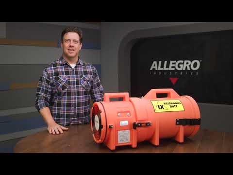 Product Spotlight: Allegro 8" Plastic Axial EX Blower w/ Canister & Ducting