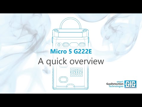 GfG G222E Micro 5 H2S Single Gas Detector G222E-0200