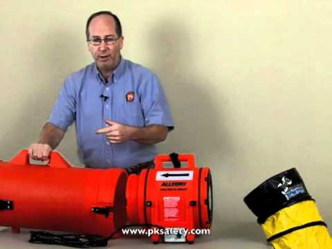 Allegro 8-Inch Confined Space Blower with 25-ft Ducting – PK Safety