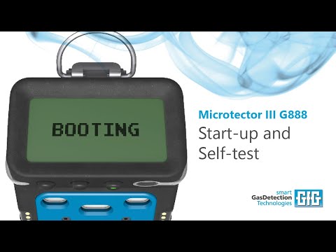 Microtector III G888 - Start-up and Self-test