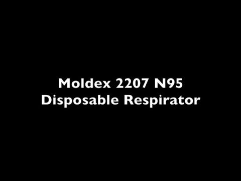 Dust and Silica Mask with N95 Rating: Moldex 2207