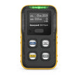 The BW Technologies by Honeywell BW Flex 4 %LEL, O2, H2S, CO is a handheld 4-gas detector with a digital display and four labeled buttons in black and yellow housing, ensuring reliable safety monitoring.