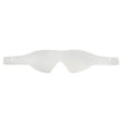 The Pyramex Safety Capstone Goggles Tear-Off Protective Visor Films (6/pack) are translucent, flexible shields with end slots for secure placement, ideal for pairing with Capstone goggles to protect lenses against debris and scratches.