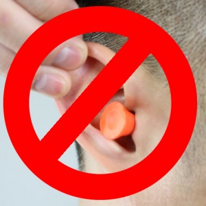 Ear plug must be further inside the ear to be effective