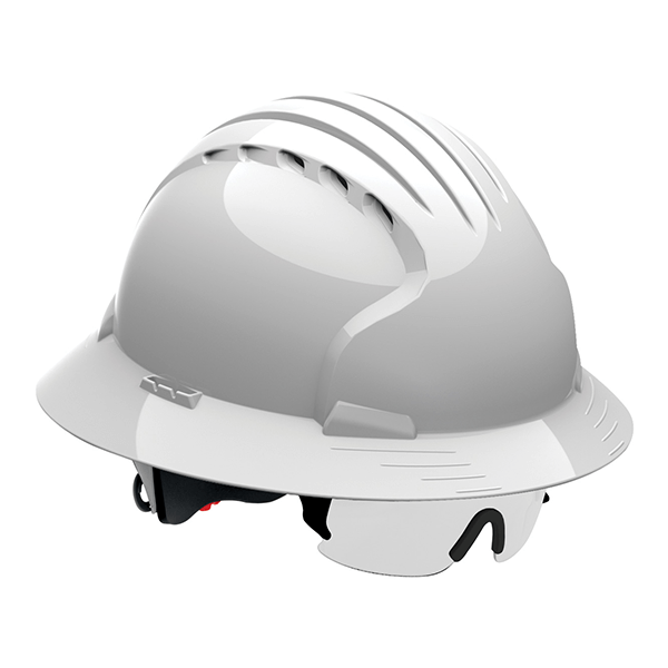 Hard Hat with Glasses