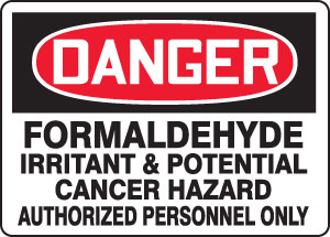 Formaldehyde Contact Is Hazardous